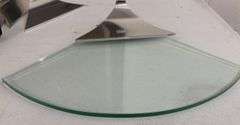 Glass Corner Shelves
