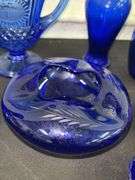 Variety of Cobalt Blue Glassware