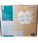 Styleselections Designer Suspension Flower White Light Fixture