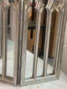 Antique Silver Cathedral 4-panel Mirror by Valerie Parr Hill (2)