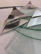 Glass Corner Shelves