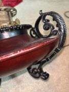 Moses Swan &  McLewee Co Converted Oil Lamp