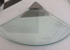 Glass Corner Shelves