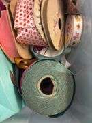 2 Storage Totes Full of Ribbon