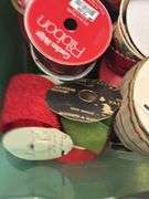 2 Storage Totes Full of Ribbon