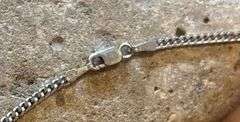 Titanium Treated Blue Diamond Pendant with Sterling Silver Chain