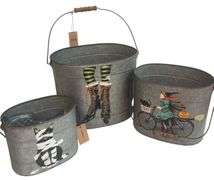 Trio of Halloween Buckets