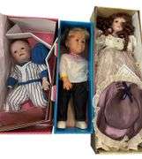 Variety of Collectible Dolls