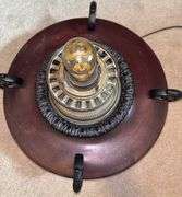 Moses Swan &  McLewee Co Converted Oil Lamp