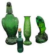 Collectible Green Glass Variety