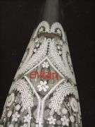 2008 Evian Christian Lacroix Lace Collectible Glass 750ml Water Bottle
