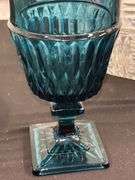 Vintage Fenton Hobnail Aqua Blue Salt Cellar and more