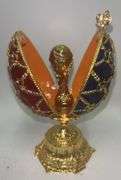Variety of Collectible Enamel Eggs