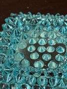 Vintage Fenton Hobnail Aqua Blue Salt Cellar and more