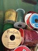 2 Storage Totes Full of Ribbon
