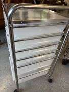 Metal Rolling Storage Cart