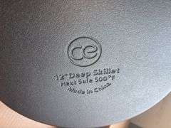 Cooks Essentials, 12" Cast-Iron Elite Pan