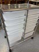 Metal Rolling Storage Cart