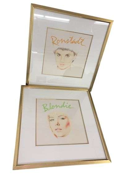Blondie and Ronstadt Framed Wall Decor