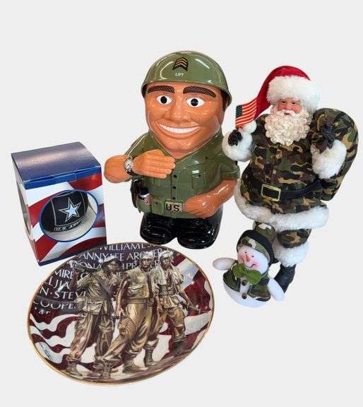 Military Assortment of Decor