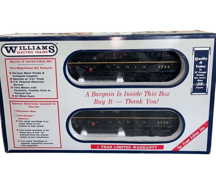 Williams Pennsylvania Green O Gauge Set