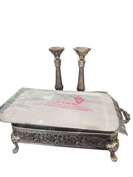 Candle Stick Holders and Casserole