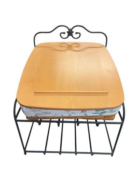 Longaberger Wrought Iron Stand and Basket