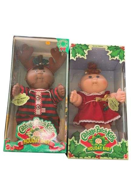 Pair of Cabbage Patch Holiday Baby