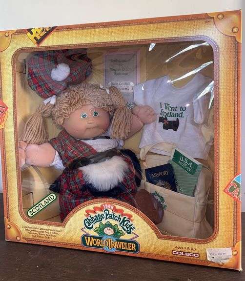 1985 Cabbage Patch Kids World Traveler Scotland