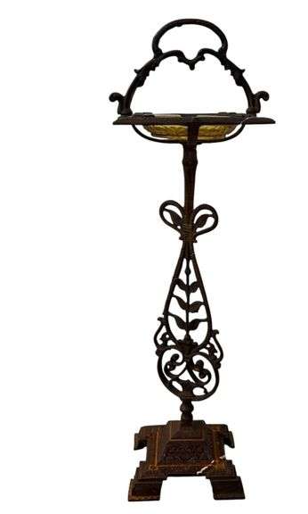 Cast Iron Ashtray Stand