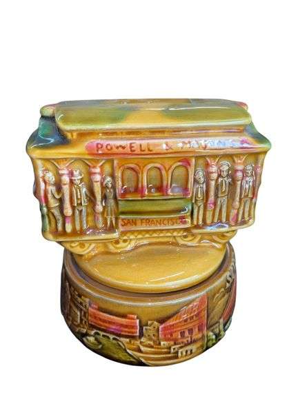 Vintage San Francisco Cable Car Trolly Music Box