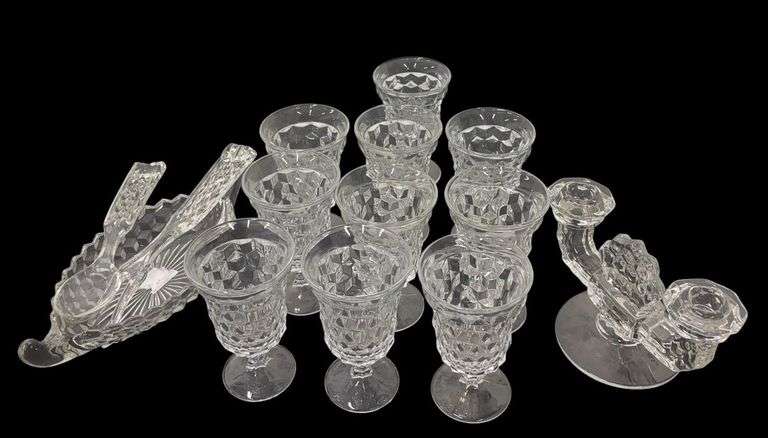 Vintage Fostoria American Clear Glass
