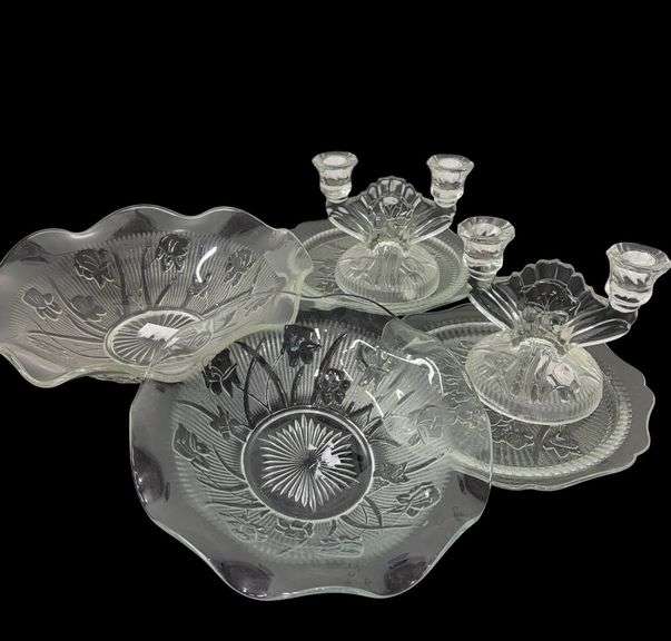 Jeannette Glass Co. Iris & Herringbone Glassware