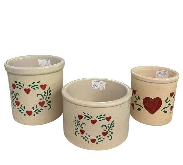 Robinson Ransbotttom Stoneware Crocks