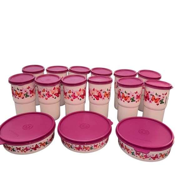 12-ounce Tupperware Tumblers and Bowls