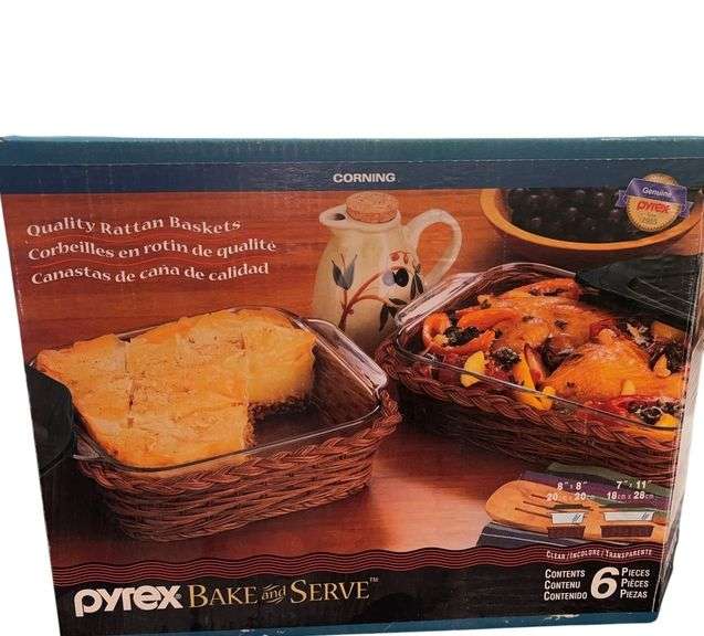 Pyrex Bake and Serve 6 Piece Set