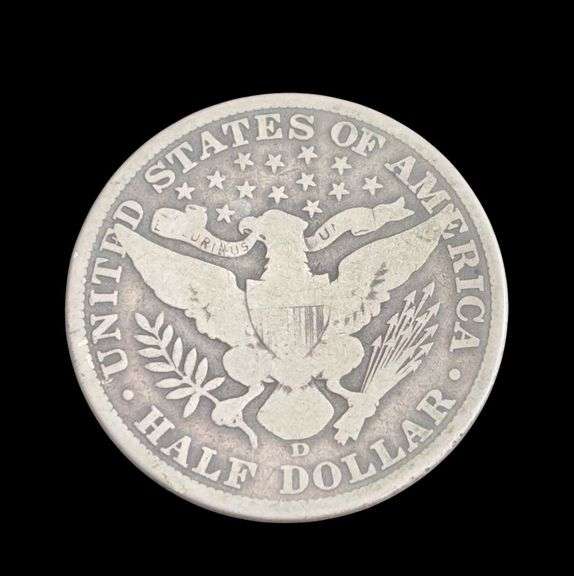 1906 Silver Barber Half Dollar Coin