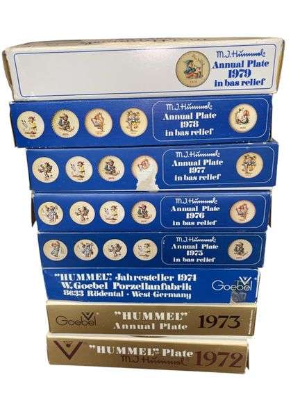 Hummell 1970s Annual Plates