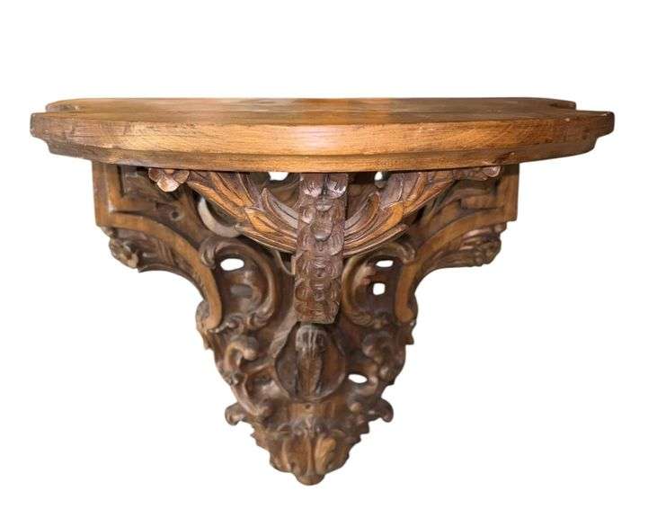 Hand Carved Corbel Shelf