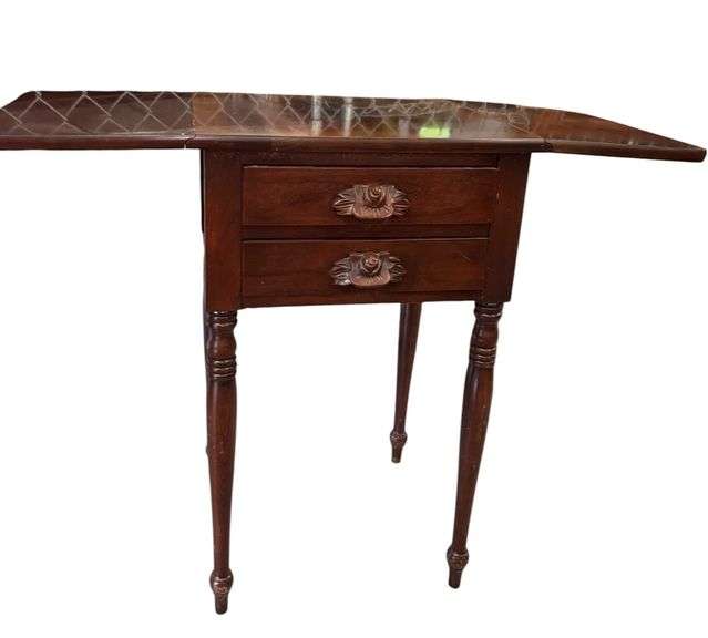 Vintage Carl Forslund 1940's Drop Leaf Side Table