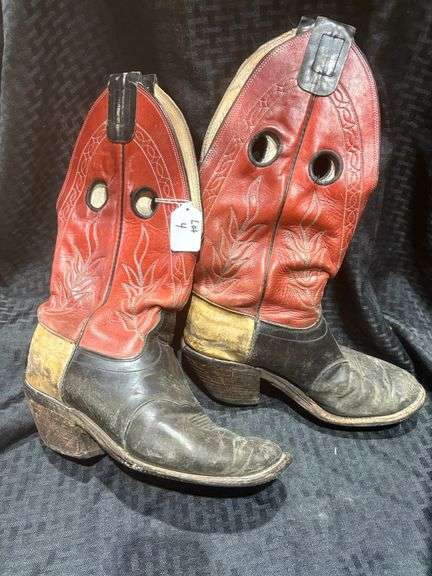 Men’s Tricolored Cowboy Boots
