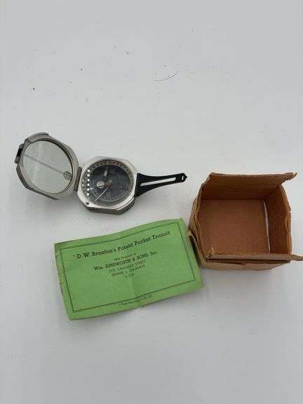 Vintage Brunton’s Pocket Transit Compass