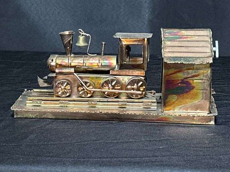 Brass Train Music Box by Chinese Craftsmen