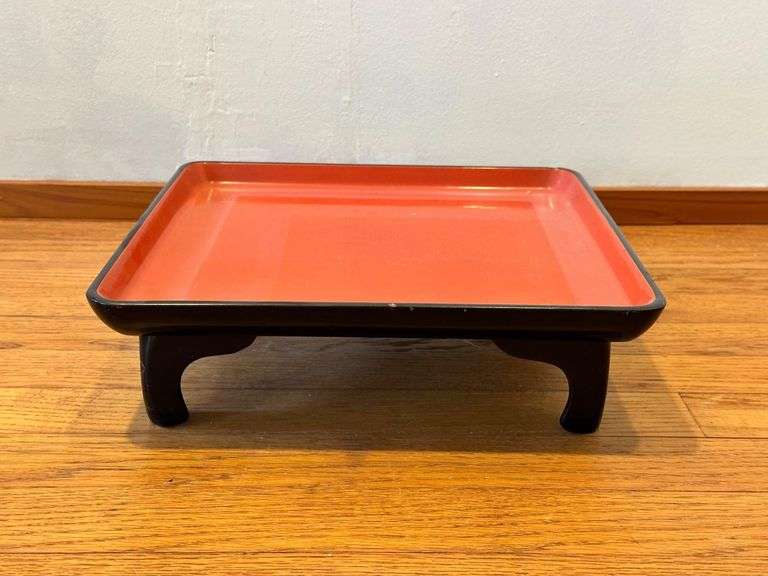 Japanese Lacquerware Square Tray