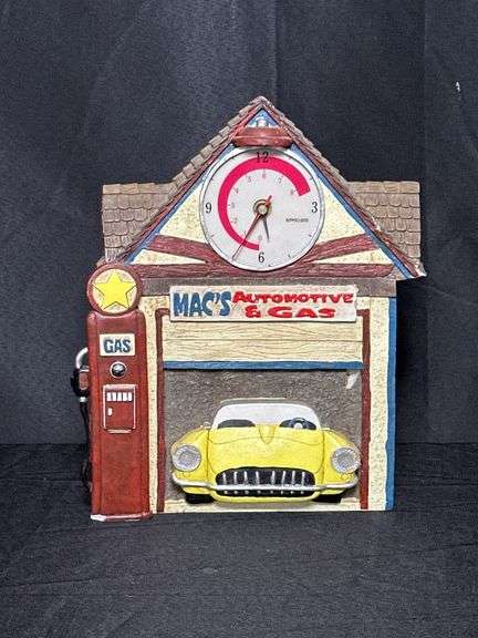 Mac’s Automotive & Gas Wall Clock