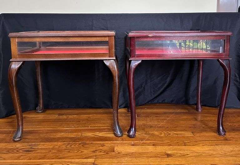 Glass-Top Display Tables