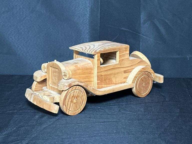 Handcrafted Wooden Model Car