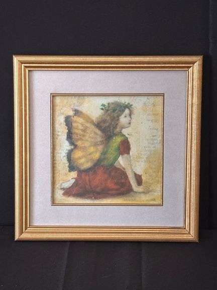 Framed Artwork of Autumn Fairy