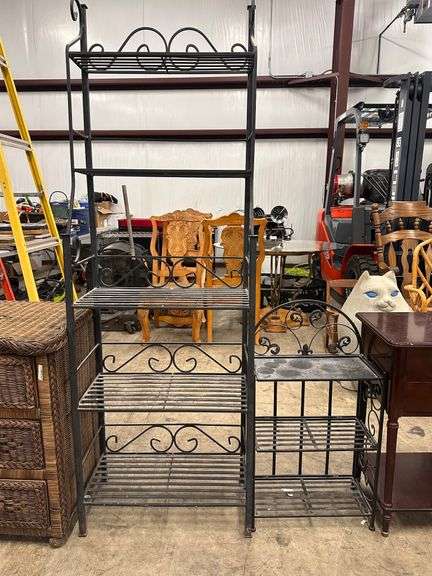 Black Metal Baker’s Racks Set