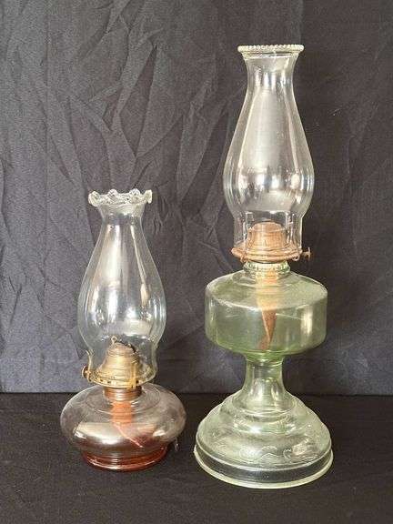 Clear Glass Oil Lamps